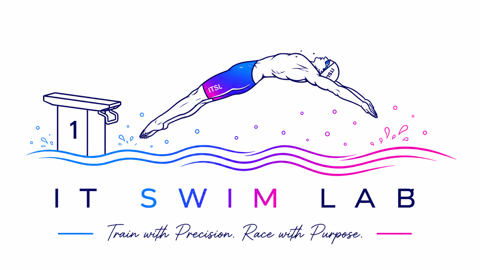 IT Swim Lab premium swimming performance logo