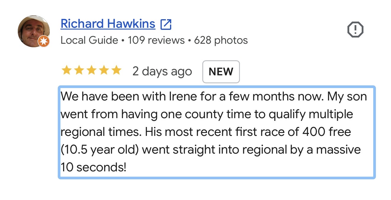Google review from Richard Hawkins